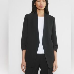 Babaton Aritzia Power Blazer Mirror Crepe Black Size 2